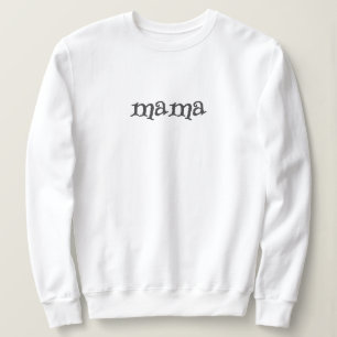 Moderne einfache Mami T-Shirt Geschenk für die bes Sweatshirt