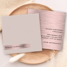 Moderne, einfache Minimal-Imitate Rose Gold Brushe