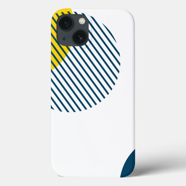 Moderne, einfache, minimale, trendige urbane abstr Case-Mate iPhone hülle (Rückseite)