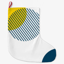 Moderne, einfache, minimale, trendige urbane abstr großer weihnachtsstrumpf