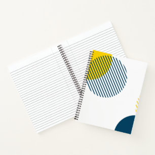 Moderne, einfache, minimale, trendige urbane abstr notizbuch