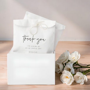Moderne einfache minimalist chic Dankeschön Geschenktütchen