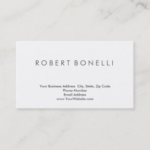 Moderne, einfache Minimalistische Schlichte Visite Visitenkarte