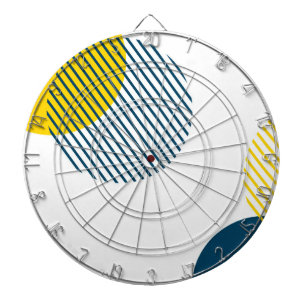 Moderne, einfache, minimalistische, trendige abstr dartscheibe