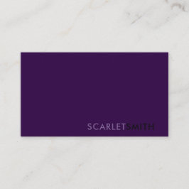 Moderne, einfache, minimalistische Visitenkarte