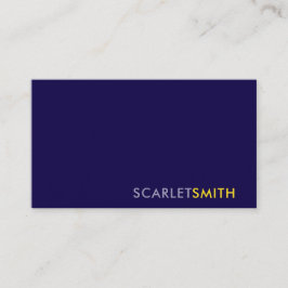 Moderne, einfache, minimalistische Visitenkarte