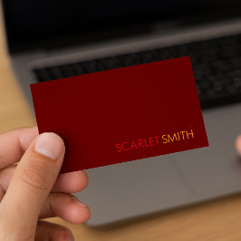 Moderne, einfache, minimalistische Visitenkarte