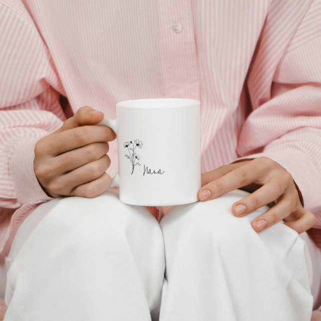 Moderne einfache Nana-Tasse Kaffeetasse (Von Creator hochgeladen)