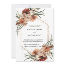 Moderne einfache neutrale Boho-Blumen