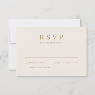 Moderne einfache Palm-Blätter RSVP-Karte RSVP Karte