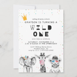 Moderne, einfache Party-Einladung