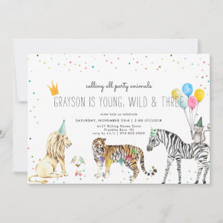 Moderne, einfache Party-Einladung