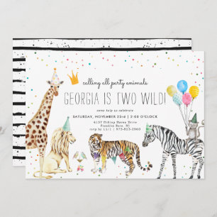 Moderne, einfache Party-Einladung