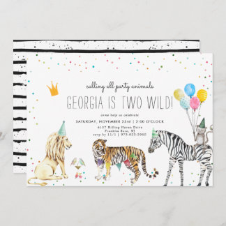 Moderne, einfache Party-Einladung