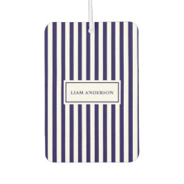 Moderne, einfache Personalisierte Marine mit verti Autolufterfrischer