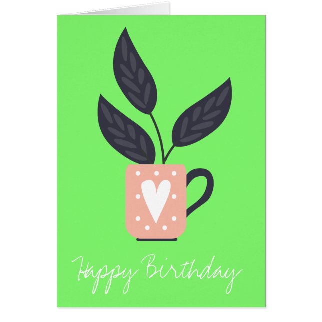 Moderne, einfache Pflanze (Vorne)