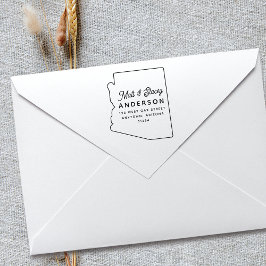 Moderne, einfache Rücksendeadresse ARIZONA Staat Gummistempel