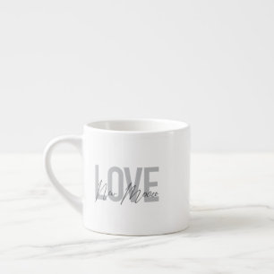 Moderne, einfache, schicke, coole Design-Liebe New Espressotasse
