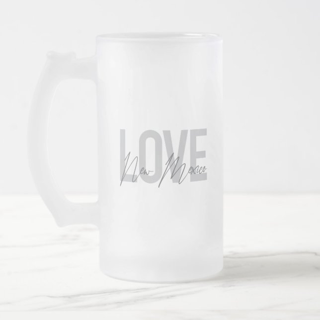 Moderne, einfache, schicke, coole Design-Liebe New Mattglas Bierglas (Links)