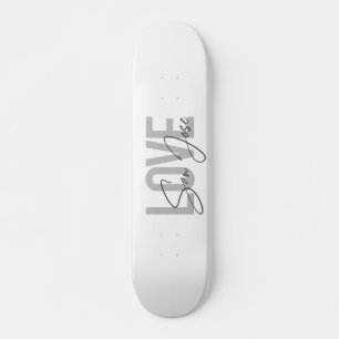 Moderne, einfache, schicke, coole Design Liebe San Skateboard
