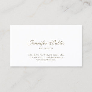 Moderne einfache schicke Design professionell eleg Visitenkarte