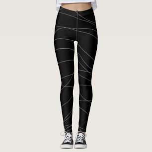 Moderne, einfache, schicke, elegante, wellenförmig leggings