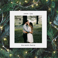 Moderne einfache Schreibmaschine Frohe Weihnachts-