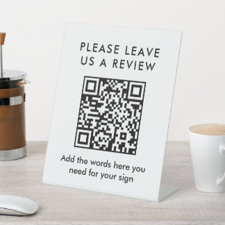 Moderne einfache schwarze benutzerdefinierte Bewer Sockelschild