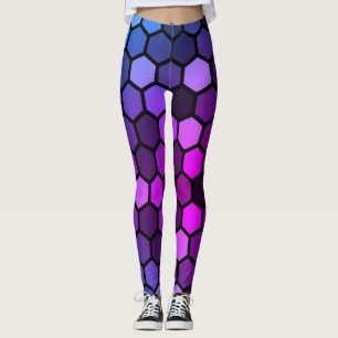 Moderne einfache sechseckige geometrische Kunst Leggings