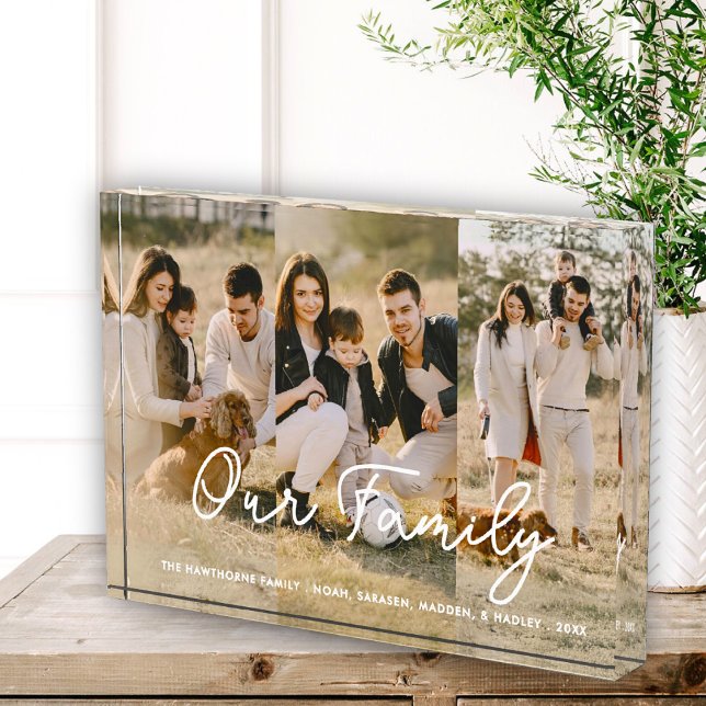 Moderne, einfache Skriptfotografie Fotoblock (Von Creator hochgeladen)