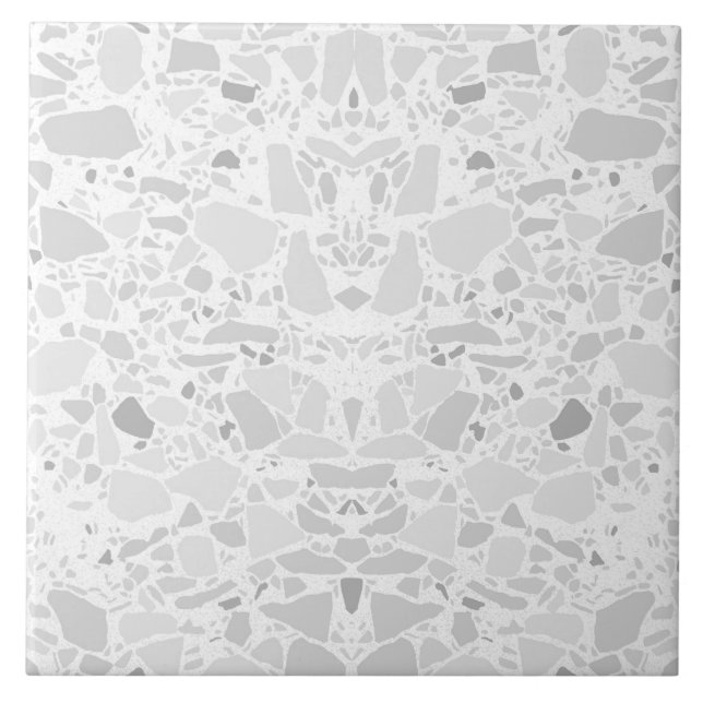 Moderne, einfache Terrazzo Fliese (Vorderseite)