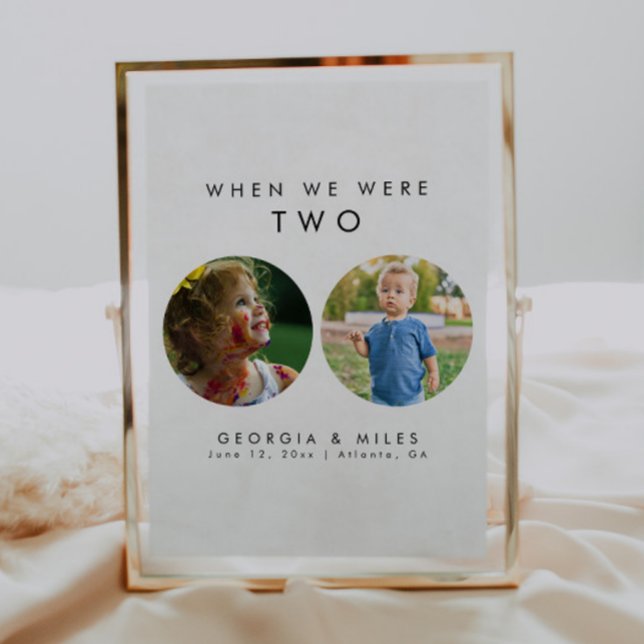 Moderne Einfache Tischnummer im Foto (Von Creator hochgeladen)