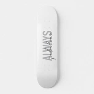 Moderne, einfache, trendige Typografie immer Fabul Skateboard