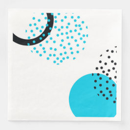 Moderne, einfache, trendige, urbane Kreisgrafik Serviette