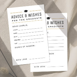 Moderne einfache Typografie Graduate Beratung & Wü