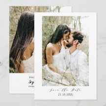 Moderne, einfache Typografie-Hochzeit
