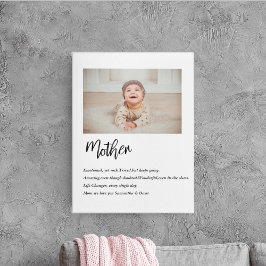 Moderne, einfache und beste Mutter je Bestes Schön Leinwanddruck