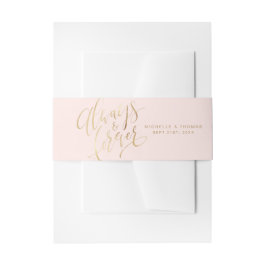 Moderne, einfache und immerwährende Script-Hochzei Einladungsbanderole