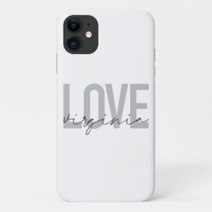 Moderne, einfache, urbane, coole Design Liebe Virg Case-Mate iPhone Hülle