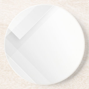 Moderne einfache weiße Marmor-Rustic-Papier-Unters Getränkeuntersetzer