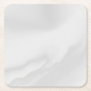 Moderne einfache weiße Marmor-Rustic-Papier-Unters Rechteckiger Pappuntersetzer