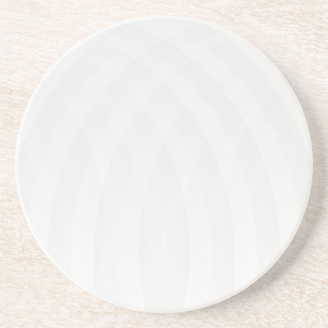 Moderne einfache weiße Marmor-Rustico-Papier-Unter Getränkeuntersetzer (Vorne)