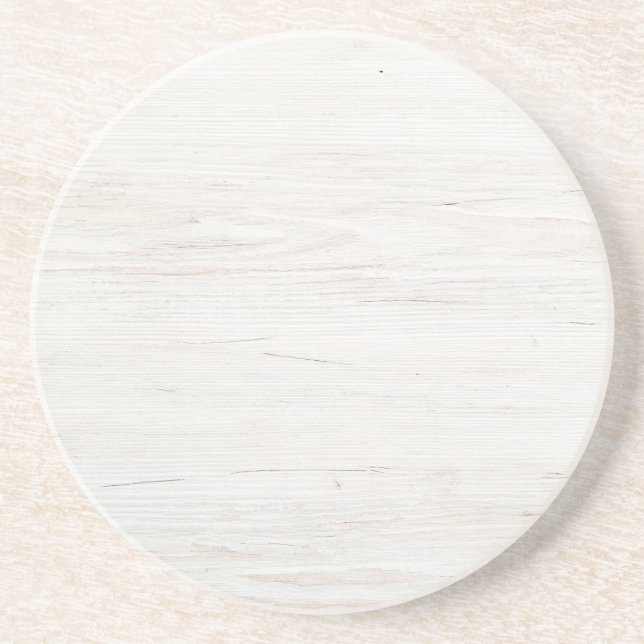 Moderne einfache weiße Marmor-Rustico-Papier-Unter Getränkeuntersetzer (Vorne)