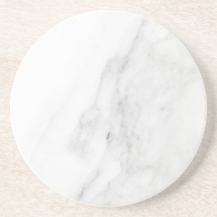 Moderne einfache weiße Marmor-Rustico-Papier-Unter Getränkeuntersetzer