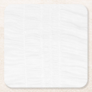 Moderne einfache weiße Marmor-Rustico-Papierservie Rechteckiger Pappuntersetzer