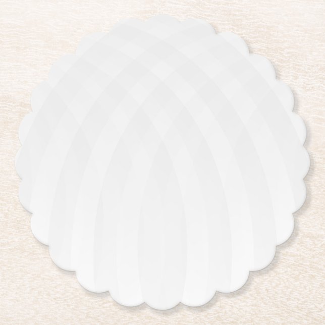 Moderne einfache weiße Marmor-Rustico-Papierservie Untersetzer (Vorderseite)