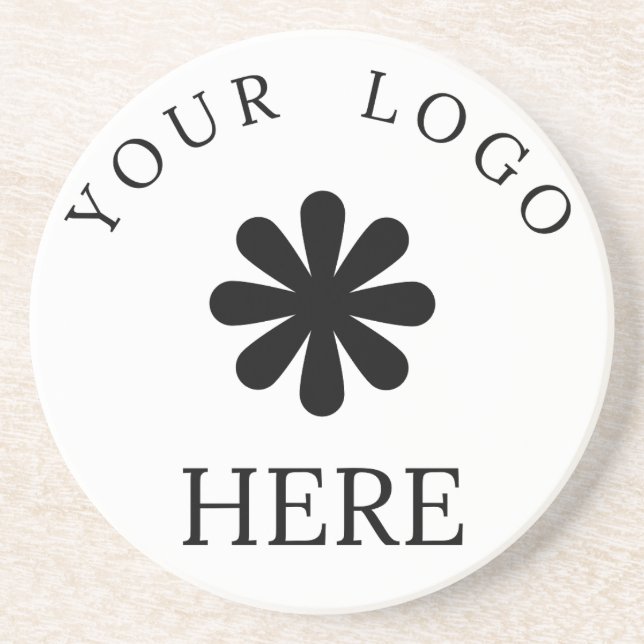 Moderne einfache weiße Marmor-Rustico-Untersetzer  Getränkeuntersetzer (Vorne)