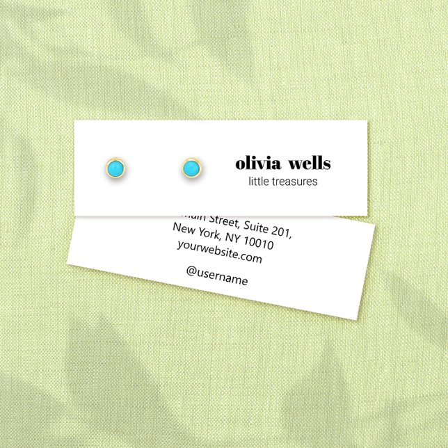 Moderne, einfache weiße Stuhlvorratskarte (Von Creator hochgeladen)