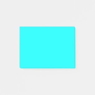 Moderne einfarbige Aqua-Farbe Post-it Klebezettel