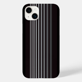Moderne einfarbige, glänzende vertikale Streifen Case-Mate iPhone 14 Plus Hülle